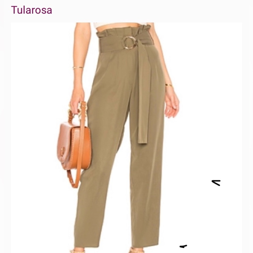 Tularosa Women's Olive High-Waisted Pants